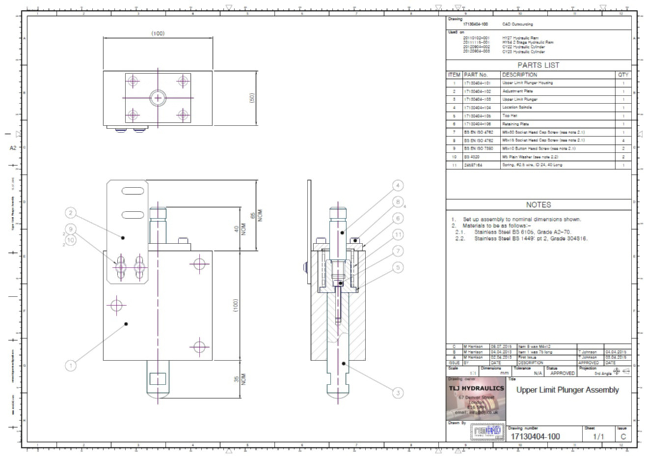 Assembly drawing