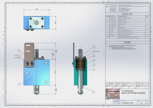 remCAD Assembly Drawing